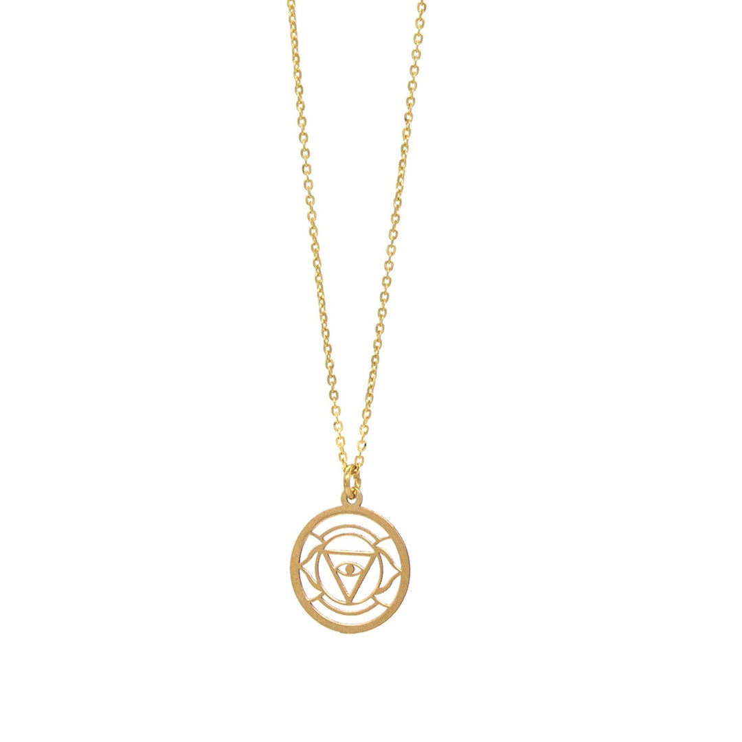 Third Eye Chakra Necklace Hania Bitar Jewelry